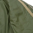 Load image into Gallery viewer, Buzz Rickson Collarless Nylon Quilted Jacket Men's Updated Version Inspired by the Design of the M-65 Field Jacket Liner BR14863 Olive