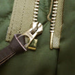 Load image into Gallery viewer, Buzz Rickson Collarless Nylon Quilted Jacket Men's Updated Version Inspired by the Design of the M-65 Field Jacket Liner BR14863 Olive