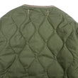Load image into Gallery viewer, Buzz Rickson Collarless Nylon Quilted Jacket Men's Updated Version Inspired by the Design of the M-65 Field Jacket Liner BR14863 Olive