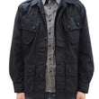 Load image into Gallery viewer, Buzz Rickson Black Tropical Jacket Men's William Gibson Collection US Vietnam War Jungle Fatigue Jacket BR14975