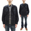 Load image into Gallery viewer, Buzz Rickson Black Tropical Jacket Men's William Gibson Collection US Vietnam War Jungle Fatigue Jacket BR14975