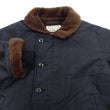 Load image into Gallery viewer, Buzz Rickson Jacket Men's Reproduction of US Navy N-1 Deck Jacket N1 Navy-Blue BR15340