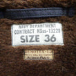 Load image into Gallery viewer, Buzz Rickson Jacket Men's Reproduction of US Navy N-1 Deck Jacket N1 Navy-Blue BR15340