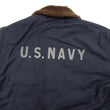 Load image into Gallery viewer, Buzz Rickson Jacket Men's Reproduction of US Navy N-1 Deck Jacket N1 Navy-Blue BR15340