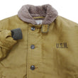 Load image into Gallery viewer, Buzz Rickson N-1 Deck Jacket DEMOTEX-ED Men's Reproduction of US Navy N1 Khaki BR15345