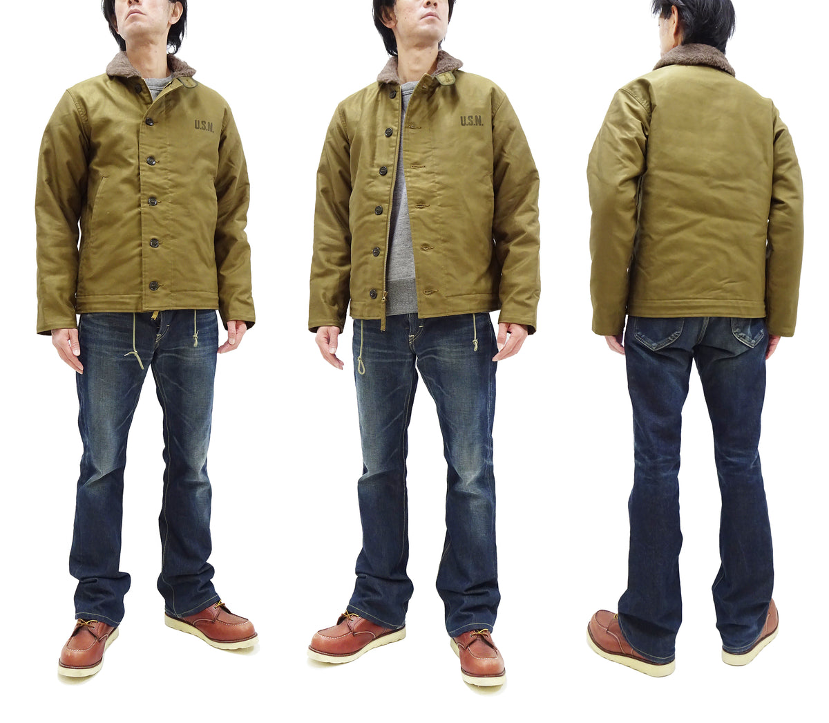 Buzz Rickson N-1 Deck Jacket DEMOTEX-ED Men's Reproduction of US