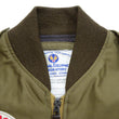 Load image into Gallery viewer, Buzz Rickson Jacket Men's Cotton L-2 Flight Jacket L2 Unfilled Bomber Jacket with Patches and Print BR15411 Olive Drab