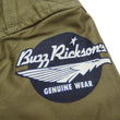 Load image into Gallery viewer, Buzz Rickson Jacket Men's Cotton L-2 Flight Jacket L2 Unfilled Bomber Jacket with Patches and Print BR15411 Olive Drab