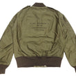 Load image into Gallery viewer, Buzz Rickson Jacket Men's Cotton L-2 Flight Jacket L2 Unfilled Bomber Jacket with Patches and Print BR15411 Olive Drab