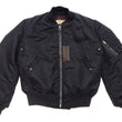 Load image into Gallery viewer, Buzz Rickson Black MA-1 Flight Jacket Men's William Gibson Collection Albert Turner MA1 Bomber Jacket BR15414 No-Stencil