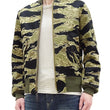 Load image into Gallery viewer, Buzz Rickson Jacket Men's Civilian Model of L-2B Flight Jacket Tiger Stripe Camouflage Pattern Cotton Twill Bomber Jacket L2 BR15515