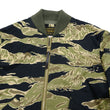 Load image into Gallery viewer, Buzz Rickson Jacket Men's Civilian Model of L-2B Flight Jacket Tiger Stripe Camouflage Pattern Cotton Twill Bomber Jacket L2 BR15515