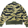 Load image into Gallery viewer, Buzz Rickson Jacket Men's Civilian Model of L-2B Flight Jacket Tiger Stripe Camouflage Pattern Cotton Twill Bomber Jacket L2 BR15515