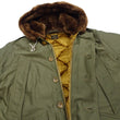 Load image into Gallery viewer, Buzz Rickson Type B-9 Flight Down Parka Men's B9 Hooded Down Jacket BR15538 Olive Drab