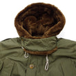 Load image into Gallery viewer, Buzz Rickson Type B-9 Flight Down Parka Men's B9 Hooded Down Jacket BR15538 Olive Drab