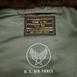 Load image into Gallery viewer, Buzz Rickson Jacket BR15566 Men's USAF B-15B Flight Jacket B15B Bomber Jacket with Mouton Fur Collar Olive