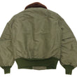 Load image into Gallery viewer, Buzz Rickson Jacket BR15566 Men's USAF B-15B Flight Jacket B15B Bomber Jacket with Mouton Fur Collar Olive