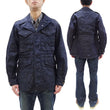 Load image into Gallery viewer, Buzz Rickson Denim Jacket Men's Denim version of the US Army M-1943 Field Jacket M-43 Jean Coat BR15575 421A) One Wash