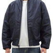Load image into Gallery viewer, Buzz Rickson Deck Jacket BR15579 Men's Reproduction of US Navy Deck Zip Jacket CONTRACT 87533 Navy-Blue