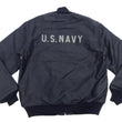 Load image into Gallery viewer, Buzz Rickson Deck Jacket BR15579 Men's Reproduction of US Navy Deck Zip Jacket CONTRACT 87533 Navy-Blue