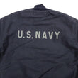 Load image into Gallery viewer, Buzz Rickson Deck Jacket BR15579 Men's Reproduction of US Navy Deck Zip Jacket CONTRACT 87533 Navy-Blue