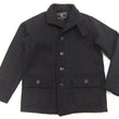 Load image into Gallery viewer, Buzz Rickson Submariner Coat - Men's U.S. Navy Submarine Wool Jacket Reproduction BR15764 Charcoal