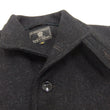Load image into Gallery viewer, Buzz Rickson Submariner Coat - Men's U.S. Navy Submarine Wool Jacket Reproduction BR15764 Charcoal