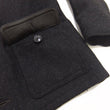 Load image into Gallery viewer, Buzz Rickson Submariner Coat - Men's U.S. Navy Submarine Wool Jacket Reproduction BR15764 Charcoal