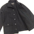 Load image into Gallery viewer, Buzz Rickson Submariner Coat - Men's U.S. Navy Submarine Wool Jacket Reproduction BR15764 Charcoal