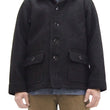 Load image into Gallery viewer, Buzz Rickson Submariner Coat - Men's U.S. Navy Submarine Wool Jacket Reproduction BR15764 Charcoal