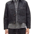 Load image into Gallery viewer, Buzz Rickson Black Denim Jacket BR16042 Men's William Gibson Collection WWII Style 13.6 oz. Black Denim Jeans Jacket 411A One-Wash
