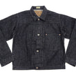Load image into Gallery viewer, Buzz Rickson Black Denim Jacket BR16042 Men's William Gibson Collection WWII Style 13.6 oz. Black Denim Jeans Jacket 411A One-Wash