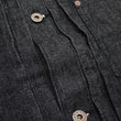 Load image into Gallery viewer, Buzz Rickson Black Denim Jacket BR16042 Men's William Gibson Collection WWII Style 13.6 oz. Black Denim Jeans Jacket 411A One-Wash
