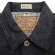 Load image into Gallery viewer, Buzz Rickson Black Denim Jacket BR16042 Men's William Gibson Collection WWII Style 13.6 oz. Black Denim Jeans Jacket 411A One-Wash