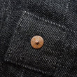 Load image into Gallery viewer, Buzz Rickson Black Denim Jacket BR16042 Men's William Gibson Collection WWII Style 13.6 oz. Black Denim Jeans Jacket 411A One-Wash