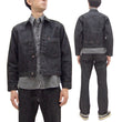 Load image into Gallery viewer, Buzz Rickson Black Denim Jacket BR16042 Men's William Gibson Collection WWII Style 13.6 oz. Black Denim Jeans Jacket 411A One-Wash
