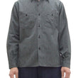 Load image into Gallery viewer, Buzz Rickson Cotton Covert Work Shirt - Men's Casual Vintage-Style Long Sleeve Button Up Shirt BR26082 119 Heathered-Black