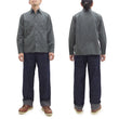 Load image into Gallery viewer, Buzz Rickson Cotton Covert Work Shirt - Men's Casual Vintage-Style Long Sleeve Button Up Shirt BR26082 119 Heathered-Black