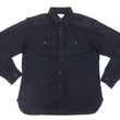 Load image into Gallery viewer, Buzz Rickson Shirt Men's William Gibson Plain Long Sleeve Chambray Shirt BR29143 Black