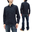 Load image into Gallery viewer, Buzz Rickson Shirt Men's William Gibson Plain Long Sleeve Chambray Shirt BR29143 Black