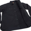 Load image into Gallery viewer, Buzz Rickson Herringbone Shirt Men's Casual Long Sleeve Plain HBT Button Up Work Shirt BR29390 119 Black