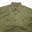 Load image into Gallery viewer, Buzz Rickson Herringbone Shirt Men's Casual Long Sleeve Plain HBT Button Up Work Shirt BR29390 149 Olive