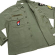 Load image into Gallery viewer, Buzz Rickson Men's U.S. Army OG-107 Utility Shirt with Patches (Relaxed Fit) - John Lennon Model Reproduction - Made in Japan (BR29586 Olive)