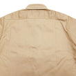 Load image into Gallery viewer, Buzz Rickson Herringbone Work Shirt - Men's Casual Military-Inspired Solid HBT Short-Sleeve Button-Up Shirt BR39530 133) Beige