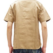 Load image into Gallery viewer, Buzz Rickson Herringbone Work Shirt - Men's Casual Military-Inspired Solid HBT Short-Sleeve Button-Up Shirt BR39530 133) Beige