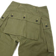 Load image into Gallery viewer, Buzz Rickson Cargo Pants Men's USMC P44 Combat Herringbone Trousers HBT P-44 Monkey Pants BR42501 Olive