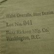Load image into Gallery viewer, Buzz Rickson Jeans BR43041 Men's Reproduction of WWII Model Classic Straight Fit One-Washed 13.6 oz. Blue Indigo Denim Pants