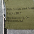 Load image into Gallery viewer, Buzz Rickson Black Denim Jeans BR43042 Men's William Gibson Collection WWII Style Classic Straight Fit 13.6 oz. Black Denim Pants 411A One-Wash