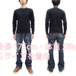Load image into Gallery viewer, Buzz Rickson Waffle-Knit Thermal T-Shirt Men's Casual Long Sleeve Plain Crew Neck Waffle Tee BR63755 119 Black
