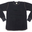 Load image into Gallery viewer, Buzz Rickson Waffle-Knit Thermal T-Shirt Men's Casual Long Sleeve Plain Crew Neck Waffle Tee BR63755 119 Black